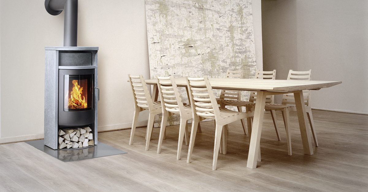 Poêle à bois BANDO - design intemporel - par Attika | Attika